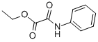 structure of CAS# 1457-85-8, 2-keto-2-(phenylamino)acetic acid ethyl ester;2-Oxo-2-(Phenylamino)Acetic Acid Ethyl Ester;2-Keto-2-(Phenylamino)Acetic Acid Ethyl Ester;Ethyl 2-Oxo-2-(Phenylamino)Ethanoate