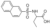 structure of CAS# 145730-98-9, (2S)-2-(Naphthalen-2-Ylsulfonylamino)Butyric Acid;(2S)-2-(2-Naphthylsulfonylamino)Butanoate;(2S)-2-(2-Naphthylsulfonylamino)Butyrate;Zinc00084447