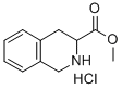 结构式 CAS# 146074-43-3, (3R)-1,2,3,4-四氢-3-异喹啉羧酸甲酯盐酸盐