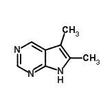 CAS#: 14623-26-8， 5,6-Dimethyl-1H-Pyrrolo[2,3-d]Pyrimidine