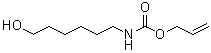 structure of CAS# 146292-92-4, Allyl (6-Hydroxyhexyl)Carbamate;6- -1-HEXANOL;6-(Allyloxycarbonylamino)-1-hexanol;Allyl N-(6-hydroxyhexyl)carbamate