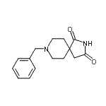 structure of CAS# 1463-48-5, 8-Benzyl-2,8-Diazaspiro[4.5]Decane-1,3-Dione;2,8-Diazaspiro[4.5]decane-1,3-dione, 8-(phenylmethyl)-;2,8-Diazaspiro[4.5]decane-1,3-dione,8-(phenylmethyl)-;8-Benzyl-2,8-diaza-spiro[4.5]decane-1,3-dione