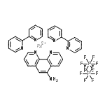 CAS#: 146441-73-8， Bis(2,2'-bipyridine)-(5-aminophenanthroline)ruthenium bis(hexafluorophosphate)