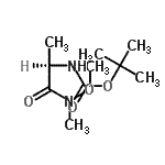 structure of CAS# 146553-06-2, Tert-Butyl N-[(1R)-2-(Methoxy-Methyl-Amino)-1-Methyl-2-Oxo-Ethyl]Carbamate;(R)-tert-<wbr>Butyl 1-(<wbr>methoxy(m<wbr>ethyl)ami<wbr>no)-1-oxo<wbr>propan-2-<wbr>ylcarbama<wbr>te;(R)-tert-<wbr>butyl-1-(<wbr>methoxy(m<wbr>ethyl)ami<wbr>no)-1-oxo<wbr>propan-2-<wbr>ylcarbama<wbr>te;MFCD10698129