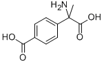 structure of CAS# 146669-29-6, alpha-Amino-4-Carboxy-alpha-Methyl-Benzeneacetic Acid;4-[(1R)-1-Azaniumyl-1-Methyl-2-Oxido-2-Oxo-Ethyl]Benzoate;4-[(1R)-1-Ammonio-1-Methyl-2-Oxido-2-Oxoethyl]Benzoate;4-[(1R)-1-Ammonio-2-Keto-1-Methyl-2-Oxido-Ethyl]Benzoate