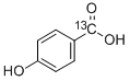 structure of CAS# 146672-02-8, 4-Hydroxy-Benzoic-Carboxy-13C Acid