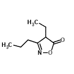 CAS#: 14668-70-3， 4-Ethyl-3-Propyl-1,2-Oxazol-5(4H)-One