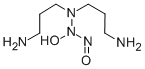 structure of CAS# 146724-95-0, 3,3'-(2-Hydroxy-2-Nitrosohydrazinylidene)Bis-1-Propanamine;N-(Bis(3-Aminopropyl)Amino)-N-Hydroxy-Nitrous Amide;3,3'-(Hydroxynitrosohydrazino)Bis-1-Propanamine;D5057_Sigma