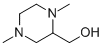 structure of CAS# 14675-44-6, 1,4-Dimethyl-2-Piperazinemethanol;1,4-DIMETHYL-2-(HYDROXYMETHYL)PIPERAZINE;(1,4-DIMETHYLPIPERAZIN-2-YL)METHANOL;(1,4-DIMETHYL-2-PIPERAZINYL)METHANOL