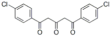 structure of CAS# 1469-92-7, 1,5-Bis(4-Chlorophenyl)-1,3,5-Pentanetrione;1,3,5-Pentanetrione, 1,5-Bis[P-Chlorophenyl]-;Nsc81116;1,5-Bis(4-Chlorophenyl)-1,3,5-Pentanetrione
