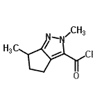 CAS#: 146979-79-5， 2,6-Dimethyl-2,4,5,6-Tetrahydrocyclopenta[c]Pyrazole-3-Carbonyl Chloride