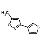 CAS#: 147137-35-7， 5-Methyl-3-(3-Thienyl)-1,2-Oxazole