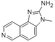 structure of CAS# 147293-15-0, 3-Methyl-3H-Imidazo[4,5-f]Isoquinolin-2-Amine;3-Methyl-2-Pyrido[4,3-E]Benzimidazolamine;(3-Methylpyrido[4,3-E]Benzimidazol-2-Yl)Amine;2-Amino-3-Methyl-3H-Imidazo(4,5-F)Isoquinoline