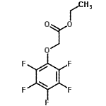 结构式 CAS# 14742-37-1, (五氟苯氧基)乙酸乙酯