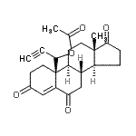 CAS#: 147900-22-9， (1S)-1-[(8R,9S,10S,13S,14S)-13-Methyl-3,6,17-Trioxo-1,2,3,6,7,8,9,11,12,13,14,15,16,17-Tetradecahydro-10H-Cyclopenta[a]Phenanthren-10-Yl]-2-Propyn-1-Yl Acetate