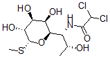 CAS#: 148077-14-9， 2,2-Dichloro-N-[(1R,2R)-2-Hydroxy-1-[(2R,3R,4S,5R,6R)-3,4,5-Trihydroxy-6-Methylsulfanyloxan-2-Yl]Propyl]Acetamide