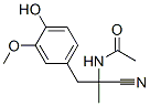 CAS#: 14818-97-4， (-)-N-(alpha-Cyano-4-Hydroxy-3-Methoxy-alpha-Methylphenethyl)Acetamide