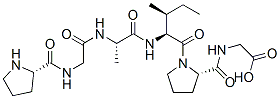 CAS#: 148337-06-8， 2-[[(2S)-1-[(2S,3S)-3-Methyl-2-[[(2S)-2-[[2-[[(2S)-Pyrrolidine-2-Carbonyl]Amino]Acetyl]Amino]Propanoyl]Amino]Pentanoyl]Pyrrolidine-2-Carbonyl]Amino]Acetic Acid