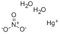 structure of CAS# 14836-60-3, Nitric Acid Mercury Salt Hydrate (1:1:2);Mercurous Nitric Acid Dihydrate;Nitric Acid, Mercury(1+) Salt, Dihydrate