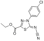 CAS#: 148367-71-9， 4-(4-Chlorophenyl)-5-(Cyanoimino)-4,5-Dihydro-1,3,4-Thiadiazole-2-carboxylic Acid Ethyl Ester
