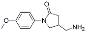 structure of CAS# 148436-13-9, 4-(Aminomethyl)-1-(4-Methoxyphenyl)Pyrrolidin-2-One;4-(Aminomethyl)-1-(4-Methoxyphenyl)-2-Pyrrolidinone;4-(Aminomethyl)-1-(4-Methoxyphenyl)-2-Pyrrolidone;2-Pyrrolidinone, 4-Aminomethyl-1-(4-Methoxyphenyl)-