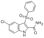 CAS#: 148472-83-7， 5-Chloro-3-Phenylsulfonyl-1H-Indole-2-Carboxamide