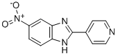 结构式 CAS# 148533-73-7, 6-硝基-2-(4-吡啶基)-1H-苯并咪唑