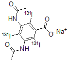 CAS#: 14855-77-7， 3,5-Bis(Acetylamino)-2,4,6-Tri(131I)Iodobenzoic Acid Sodium Salt