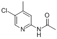 structure of CAS# 148612-16-2, N-(5-Chloro-4-Methyl-2-Pyridinyl)-Acetamide;2-Acetamido-5-Chloro-4-Methylpyridine;2-Acetamido-5-Chloro-4-Picoline