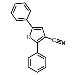 CAS#: 1487-08-7， 2,5-Diphenyl-3-Furonitrile
