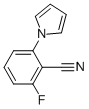 结构式 CAS# 148901-51-3, 2-氟-6-(1H-吡咯-1-基)-苯甲腈