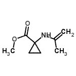 CAS#: 148930-75-0， Methyl 1-(Isopropenylamino)Cyclopropanecarboxylate