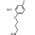 CAS#: 148941-98-4， 3-(4-Fluorophenoxy)-1-Propanamine Hydrochloride (1:1)