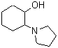 结构式 CAS# 14909-81-0, 2-(1-吡咯烷基)环己醇