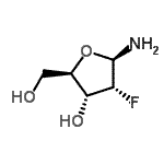 CAS#: 149624-24-8， 2-Deoxy-2-Fluoro-beta-D-Ribofuranosylamine