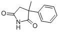 structure of CAS# 1497-17-2, alpha-Methyl-alpha-Phenylsuccinimide;3-Methyl-3-Phenyl-Pyrrolidine-2,5-Dione;3-Methyl-3-Phenyl-Pyrrolidine-2,5-Quinone;Stk109313