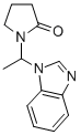 CAS 登录号：149775-62-2， 1-[1-(苯并咪唑-1-基)乙基]吡咯烷-2-酮