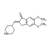 CAS#: 149874-91-9， (2E)-5,6-Dimethoxy-2-(4-Piperidinylmethylene)-1-Indanone