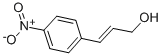 structure of CAS# 1504-63-8, 4-Nitrocinnamyl Alcohol;3-(4-Nitrophenyl)Prop-2-En-1-Ol;Zinc02003944;2-Propen-1-Ol, 3-(P-Nitrophenyl)-