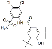 CAS#: 150457-38-8， 3,5-Ditert-Butyl-N-(4,5-Dichloro-2-Sulfamoylphenyl)-4-Hydroxybenzamide
