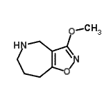 CAS#: 150480-58-3， 3-Methoxy-5,6,7,8-Tetrahydro-4H-[1,2]Oxazolo[4,5-c]Azepine