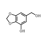 CAS#: 150502-45-7， 6-(Hydroxymethyl)-1,3-Benzodioxol-4-Ol