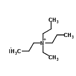 结构式 CAS# 15066-80-5, N-乙基-N,N-二丙基-1-丙铵碘化物
