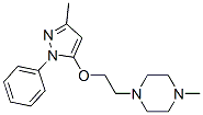 CAS#: 15083-52-0， 1-Methyl-4-[2-[(3-Methyl-1-Phenyl-1H-Pyrazol-5-Yl)Oxy]Ethyl]Piperazine