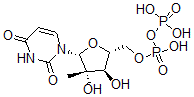 CAS#: 150993-73-0， [(2R,3R,4R,5R)-5-(2,4-Dioxopyrimidin-1-Yl)-3,4-Dihydroxy-4-Methyloxolan-2-Yl]Methyl Phosphono Hydrogen Phosphate