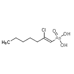 CAS#: 151-07-5， [(1Z)-2-Chloro-1-Hepten-1-Yl]Arsonic Acid