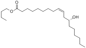 结构式 CAS# 151-13-3, (9Z,12R)-12-羟基-9-十八碳烯酸丁酯