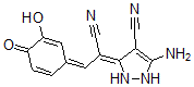 CAS#: 151013-48-8， (5Z)-3-Amino-5-[(2E)-1-Cyano-2-(3-Hydroxy-4-Oxo-1-Cyclohexa-2,5-Dienylidene)Ethylidene]-1,2-Dihydropyrazole-4-Carbonitrile