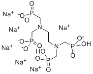 structure of CAS# 15142-96-8, Hexasodium Dihydrogen [Ethane-1,2-Diylbis[Nitrilobis(Methylene)]]Tetrakisphosphonate;St011995;(Ethane-1,2-Diylbis(Nitrilobis(Methylene)))Tetrakisphosphonic Acid;(Ethylenedinitrilo)-Tetramethylenephosphonic Acid