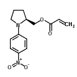 structure of CAS# 152100-45-3, [(2S)-1-(4-Nitrophenyl)-2-Pyrrolidinyl]Methyl Acrylate;( - -1- -2-PYRROLIDIN&;[(S)-(−)-1-(4-Nitrophenyl)-2-pyrrolidinemethyl]acrylate;NPP acrylate